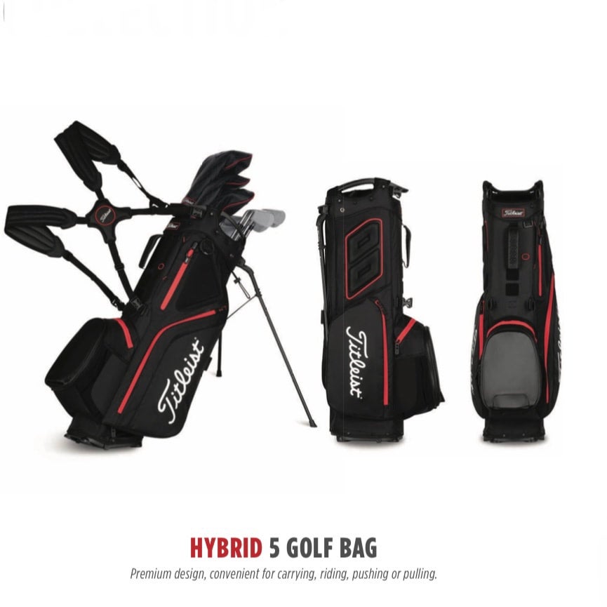 Titleist Hybrid 5 Stand Bag (Black)